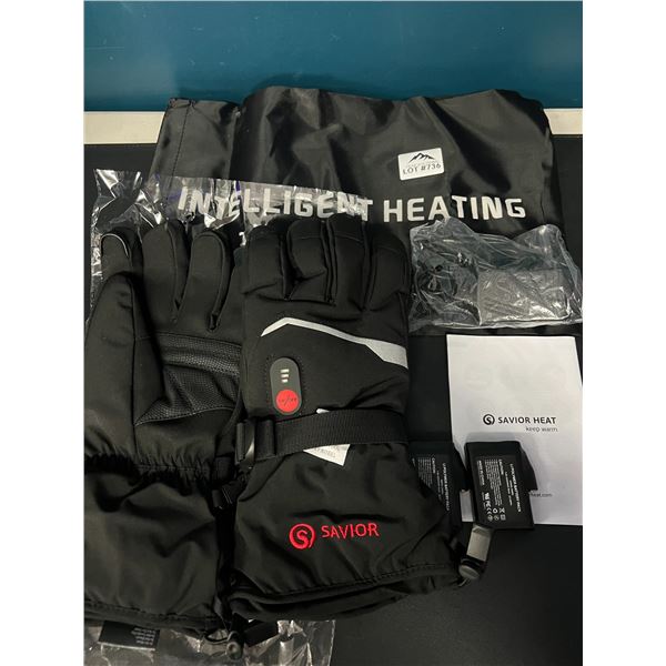 Lot of 1 Pair of Heated Winter Gloves