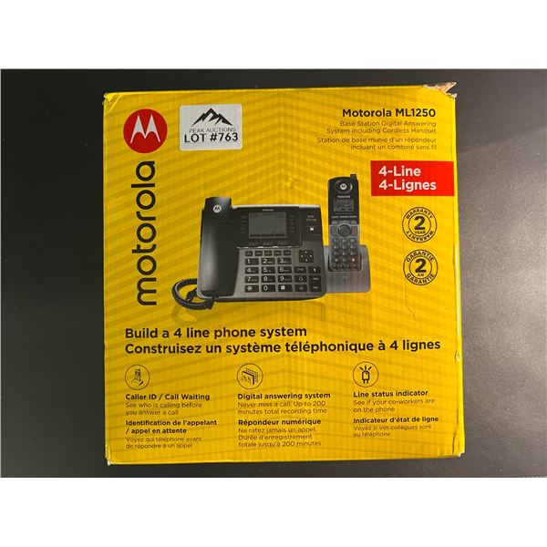 Lot of 1 Motorola ML1250 4-Line Telephone
