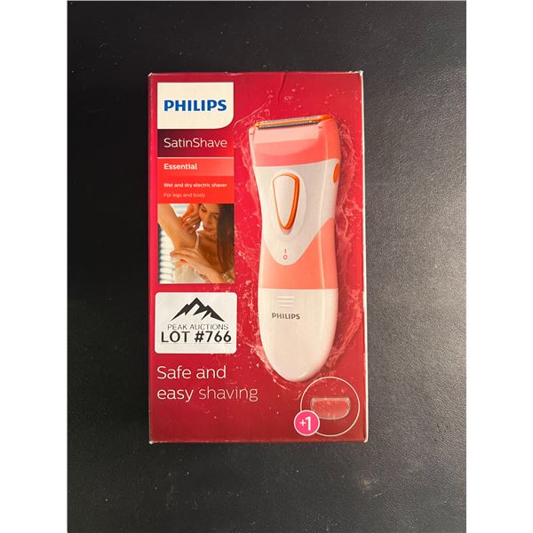Lot of 1 Philips SatinShave Essential Wet & Dry Electric Shaver