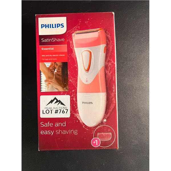 Lot of 1 Philips SatinShave Essential Wet & Dry Electric Shaver