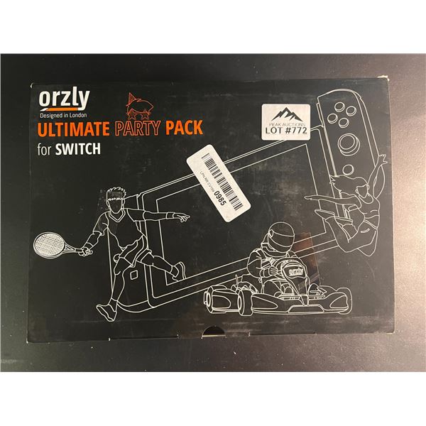 Lot of 1 Orzly Ultimate Party Pack for Nintendo Switch