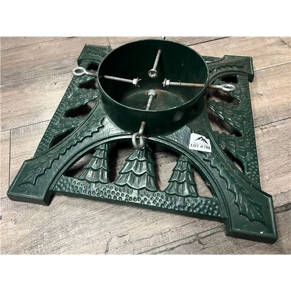 Lot of 1 Metal Christmas Tree Stand (*Used/As Is)