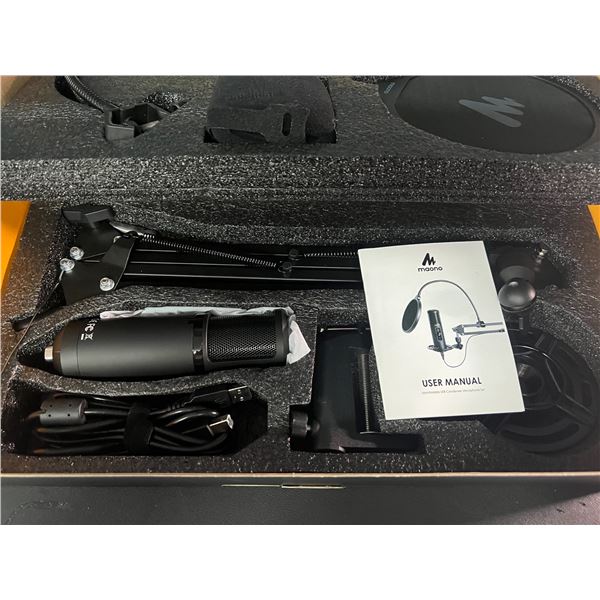 Lot of 1 Maono Monitorable USB Condenser Microphone Set