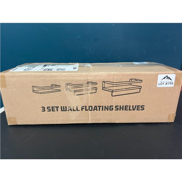 Lot of Floating Wall Shelves (3pack)