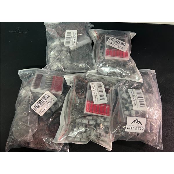 Lot of 5 Packs of Nail Drill Sanding Attachments/Dremel Attachments for Sanding