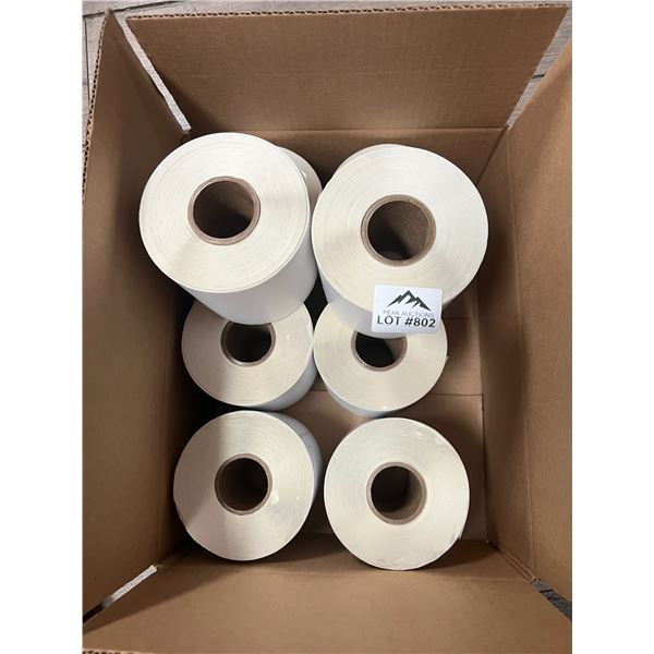 Lot of 8 Jumbo Rolls of Shipping Labels