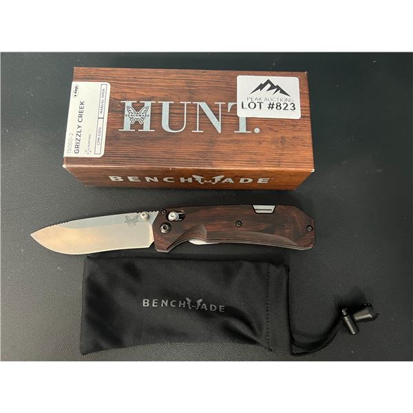 Lot of 1 Benchmade - Grizzly Creek 15060-2 Hunting Folding Knife