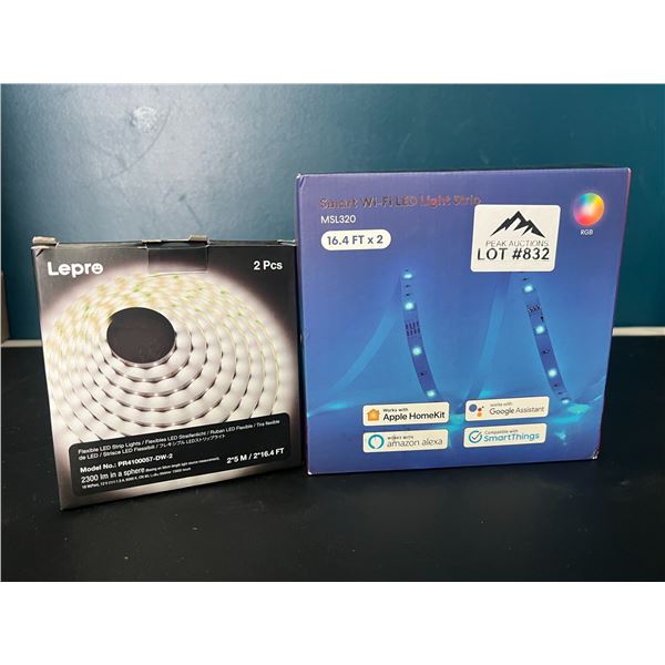 Lot of 2 Boxes of LED Strip Lights (32FT)