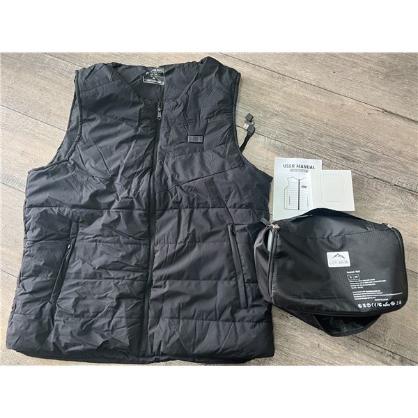 Lot of 1 Heated Vest for Men/Women (Size X-Large) w/ Powerbank
