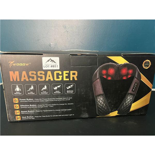 Lot of 1 Shiatsu Heated Massager for Neck & Back