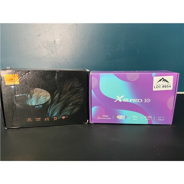 Lot of 2 Android TV Boxes