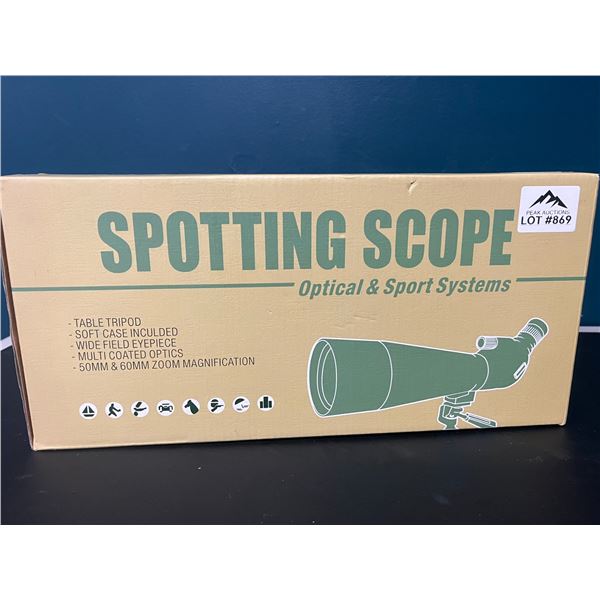 Lot of 1 Gosky Outdoor Spotting Scope for Shooting/Hunting w/ Tripod Mount & Carrying Bag