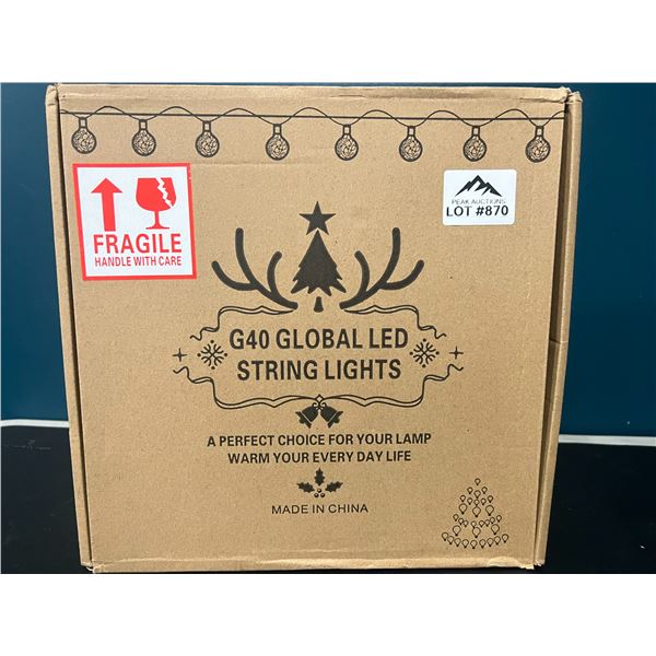 Lot of 1 LED Globe String Lights