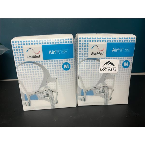 Lot of 2 ResMed AirFit  N20 Masks