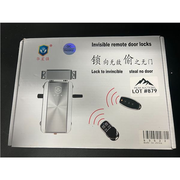 Lot of 1 Electronic Wireless Intelligent Door Lock w/ Remotes