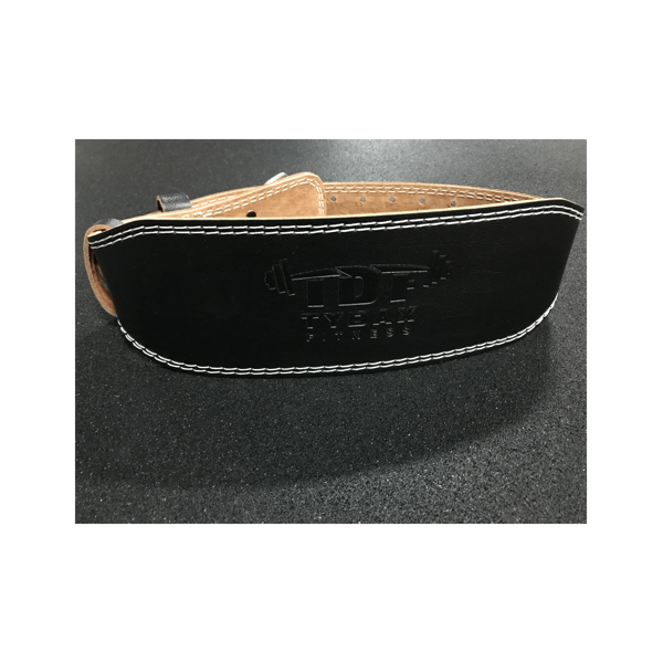 6" PADDED LEATHER BELT 