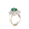 Image 4 : 2.50 ctw Emerald & Diamond Ring - 14KT Yellow Gold