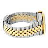 Image 5 : Rolex Mens Stainless Steel and Yellow Gold Black VVS Diamond 36mm Datejust