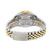 Image 8 : Rolex Mens Stainless Steel and Yellow Gold Black VVS Diamond 36mm Datejust