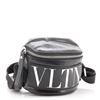 Image 1 : Valentino VLTN Crossbody Bag Printed Coated Canvas Black