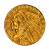 Image 1 : 1913 $2.5 Indian Head Quarter Eagle Gold Coin CU