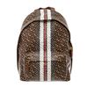 Image 1 : Burberry TB Zip Pocket Backpack Monogram E-Canvas Brown, Print