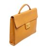Image 2 : Chanel Yellow Caviar Leather Business Messenger Bag