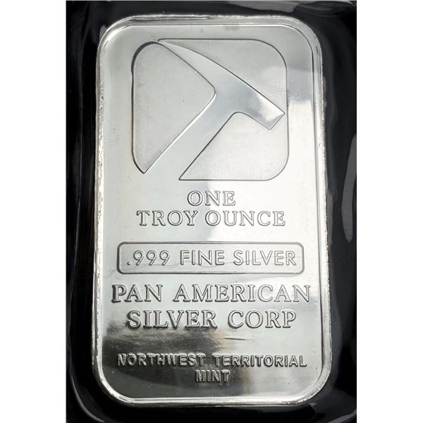 Pan American .999 Silver Corp 1 ozt Bar