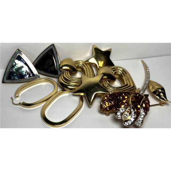 Bijoux Burma (9 peice) Costum Jewlery Earings/Pins