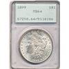 Image 1 : 1899 Morgan Silver Dollar OGH PCGS MS64