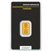 Image 1 : (25) Argor Heraeus Gold 2 Gram Bars