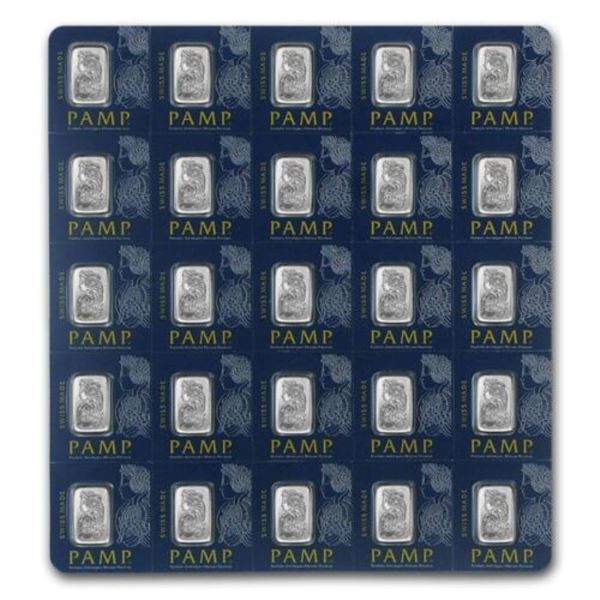 PAMP Fortuna Platinum 25 Gram Multigram