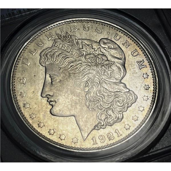 1921 Morgan Silver Dollar PCGS MS65