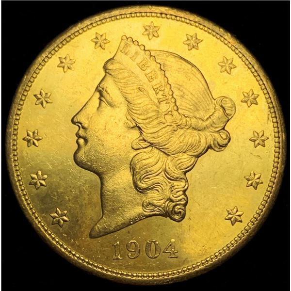 Last Minute! 1904 $20 Gold Liberty MS63 Proof-Like