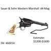 Image 1 : Sauer & amp; Sohn Western Marshall .44 Mag Revolver