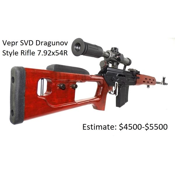 Vepr SVD Dragunov Style 7.62x54R Sniper Rifle