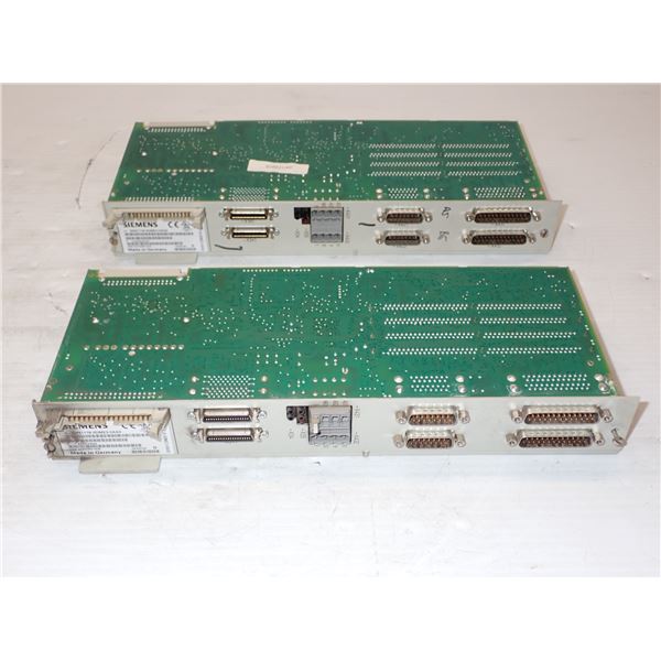 (2) Siemens # 1P 6SN1118-00DM23-0AA0 Cards