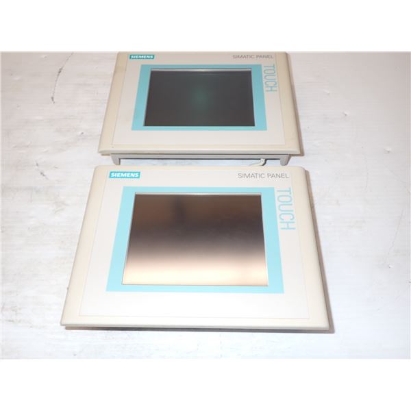 (2) Siemens # 1P 6AV6 642-0BA01-1AX1 Screens