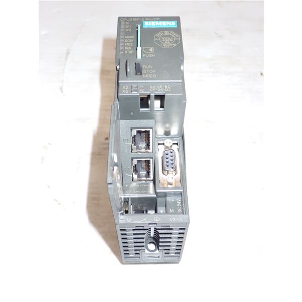 Siemens #6ES7 315-2FJ14-0AB0 SIMATIC S7 Module CPU315F-2 PN/DP