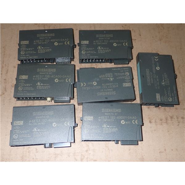 Lot of (7) Misc Siemens Modules