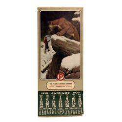 The Peters Cartridge Co 1930 Calender