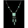 Image 1 : Beautiful antique Chez glass drop square