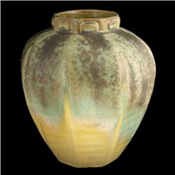 Fulper pre 1930 8" paneled vase #511
