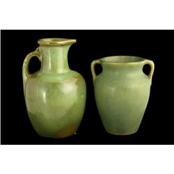 1940s Niloak Hywood line art pottery vase
