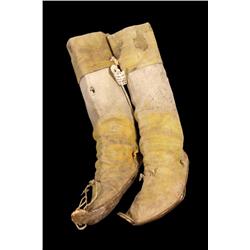 Pair of brain tanned Elk 14" Apache