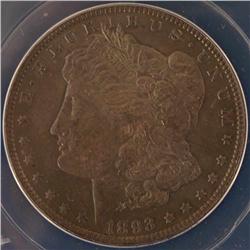 1893-O Key Dated Morgan Silver Dollar