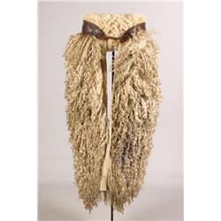 Unmarked White Angora Chaps
