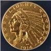 Image 1 : 1914 $5 Gold Indian