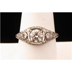 Spectacular Antique ladies diamond ring,
