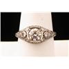Image 1 : Spectacular Antique ladies diamond ring,